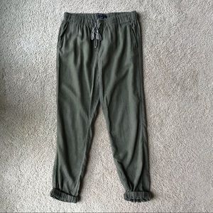 Madewell Linen Drawstring Pant XS